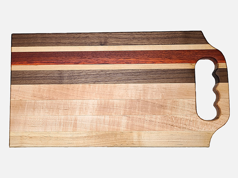 Hardwood cutting board or charcuterie board 