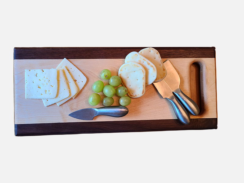Hardwood charcuterie board