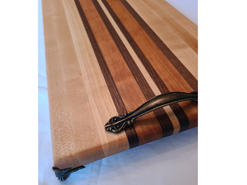 Hardwood charcuterie board