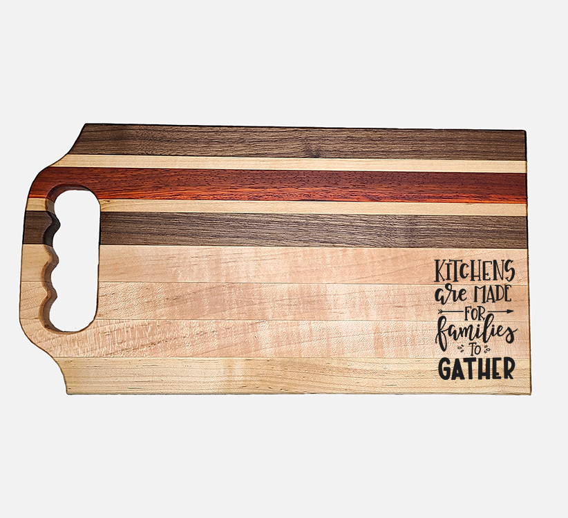 Hardwood cutting board or charcuterie board 